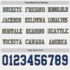 Custom White Royal-Old Gold Long Sleeve Authentic Football Jersey