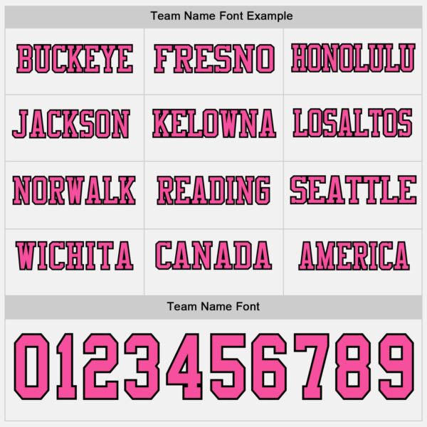 Custom White Pink-Black Long Sleeve Authentic Football Jersey