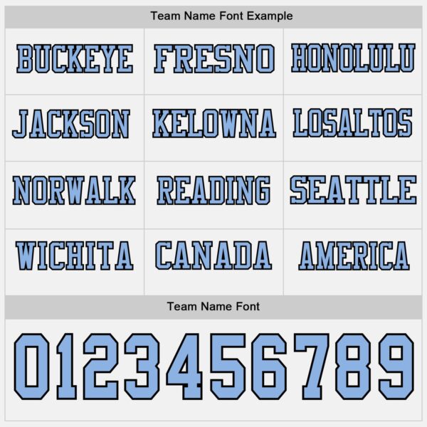 Custom White Light Blue-Black Long Sleeve Authentic Football Jersey