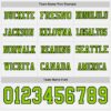 Custom White Neon Green-Black Long Sleeve Authentic Football Jersey
