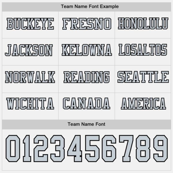 Custom White Silver-Black Long Sleeve Authentic Football Jersey