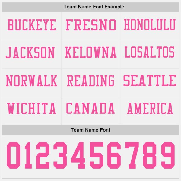 Custom White Pink Long Sleeve Authentic Football Jersey