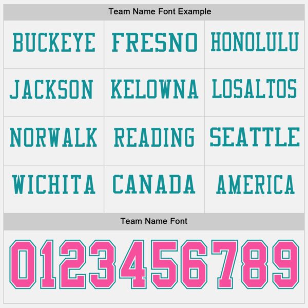 Custom White Pink-Teal Long Sleeve Authentic Football Jersey
