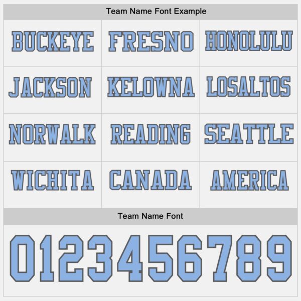 Custom White Light Blue-Steel Gray Long Sleeve Authentic Football Jersey