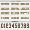 Custom White Steel Gray-Old Gold Long Sleeve Authentic Football Jersey