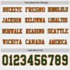 Custom White Green-Orange Long Sleeve Authentic Football Jersey