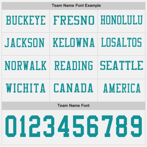 Custom White Teal Long Sleeve Authentic Football Jersey