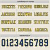 Custom Cream Royal-Yellow Long Sleeve Authentic Football Jersey