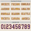 Custom Cream Purple-Gold Long Sleeve Authentic Football Jersey