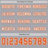 Custom Gray Orange-White Long Sleeve Authentic Football Jersey