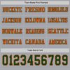 Custom Gray Green-Orange Long Sleeve Authentic Football Jersey