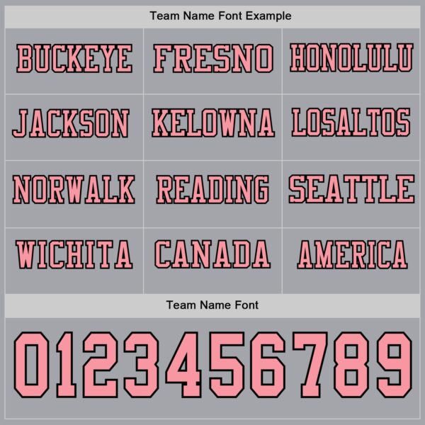 Custom Gray Medium Pink-Black Long Sleeve Authentic Football Jersey