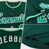 Custom Green Kelly Green-White Authentic Baseball Jersey