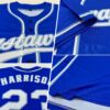 Custom Thunder Blue White-Light Blue Authentic Baseball Jersey