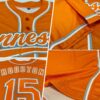 Custom Bay Orange White-Gray Authentic Baseball Jersey