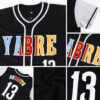 Custom Black White-Gold Authentic Two Tone Baseball Jersey