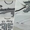 Custom White Silver-Black Authentic Baseball Jersey