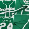 Custom Kelly Green White-Gray Authentic St. Patrick's Day Baseball Jersey
