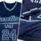 Custom Navy Navy-Light Blue Authentic Baseball Jersey