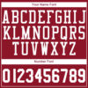 Custom Maroon White Round Neck Suit Basketball Jersey