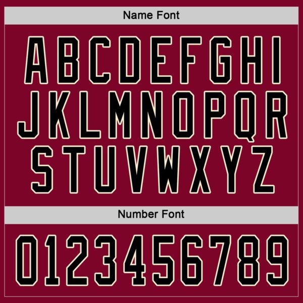 Custom Maroon Black-Cream Hockey Jersey