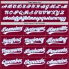 Custom Maroon White-Light Blue Authentic Throwback Baseball Jersey