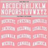Custom Medium Pink White-Gray Authentic Basketball Jersey