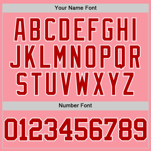 Custom Medium Pink Red-White Authentic Basketball Jersey