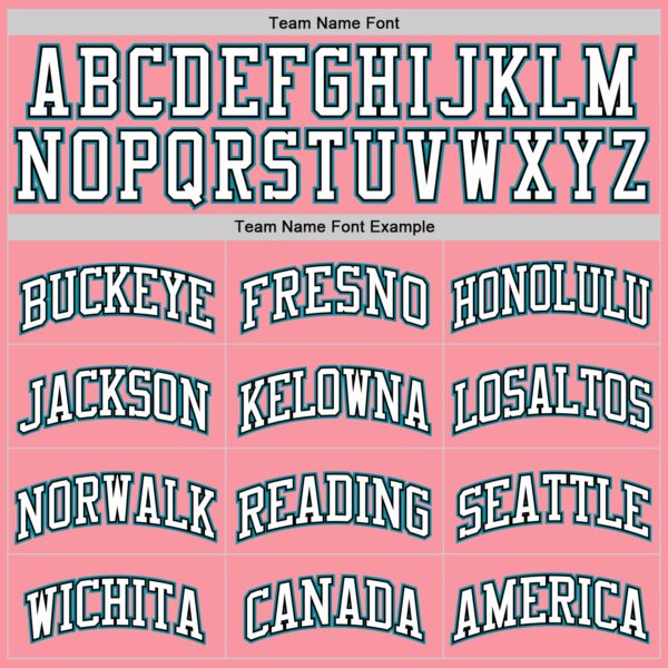 Custom Medium Pink White Black-Teal Authentic Basketball Jersey