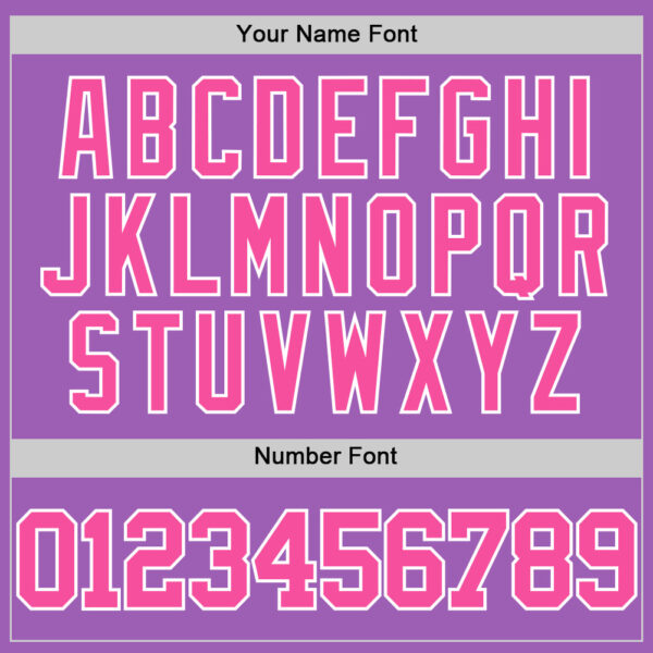 Custom Medium Purple Pink-White Authentic Basketball Jersey