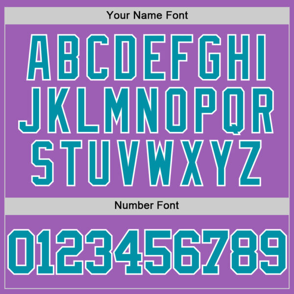 Custom Medium Purple Teal-White Authentic Basketball Jersey