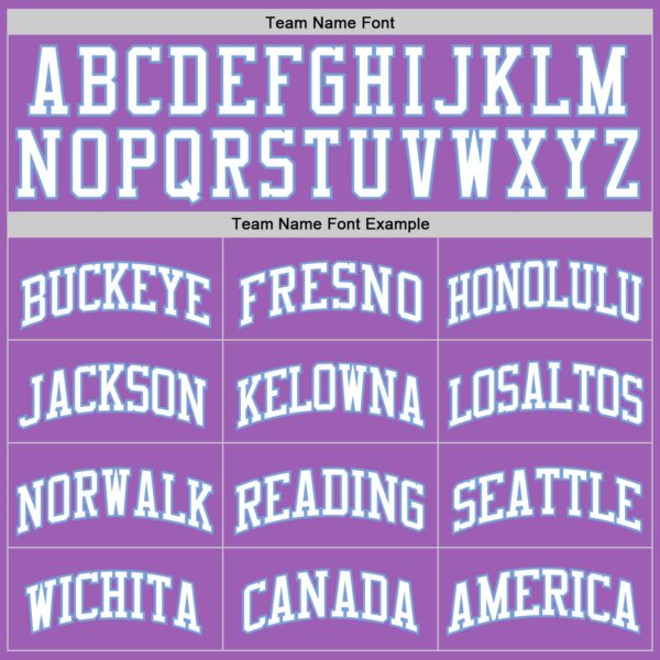 Custom Medium Purple White-Light Blue Authentic Basketball Jersey