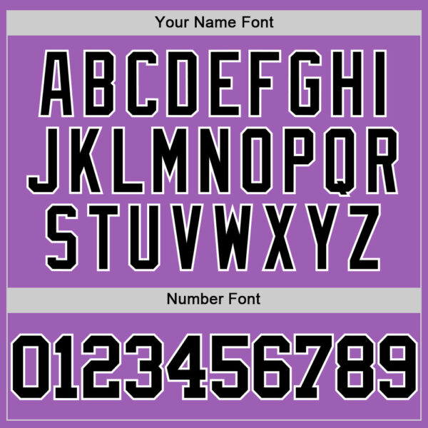 Custom Medium Purple Black-White Authentic Basketball Jersey