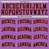 Custom Medium Purple Black-Orange Authentic Basketball Jersey