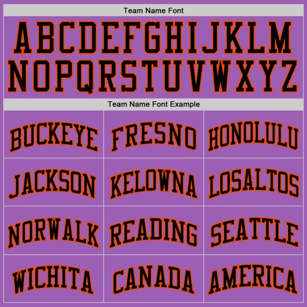 Custom Medium Purple Black-Orange Authentic Basketball Jersey
