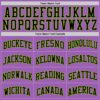 Custom Medium Purple Black-Neon Green Authentic Basketball Jersey