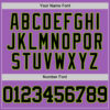 Custom Medium Purple Black-Neon Green Authentic Basketball Jersey