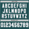 MidnightGreen0056-3 Custom Midnight Green White-Gray Mesh Authentic Throwback Football Jersey