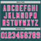 MidnightGreen0058-3 Custom Midnight Green Pink-White Mesh Authentic Throwback Football Jersey
