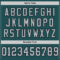 MidnightGreen0061-3 Custom Midnight Green Gray-Black Mesh Authentic Throwback Football Jersey