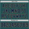 MidnightGreen0068-3 Custom Midnight Green Navy-Old Gold Mesh Authentic Throwback Football Jersey