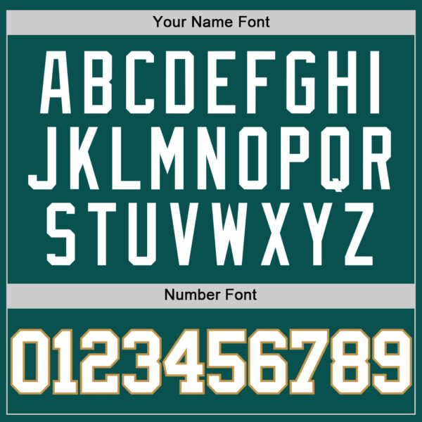 Custom Midnight Green White-Old Gold Authentic Basketball Jersey