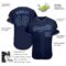 Custom Navy Navy-Light Blue Authentic Baseball Jersey