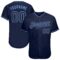 Custom Navy Navy-Light Blue Authentic Baseball Jersey