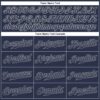 Custom Navy Navy-Gray Authentic Baseball Jersey