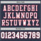 Navy0216-3 Custom Navy White Red-Gray Mesh Authentic Throwback Football Jersey