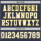 Navy0238-3 Custom Navy White-Gold Mesh Authentic Throwback Football Jersey