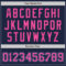 Custom Navy Pink-Light Blue Authentic Baseball Jersey