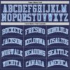 Custom Navy Light Blue-White Authentic Throwback Basketball Jersey