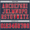 Navy0431-3 Custom Navy Red-Cream Mesh Authentic Throwback Football Jersey
